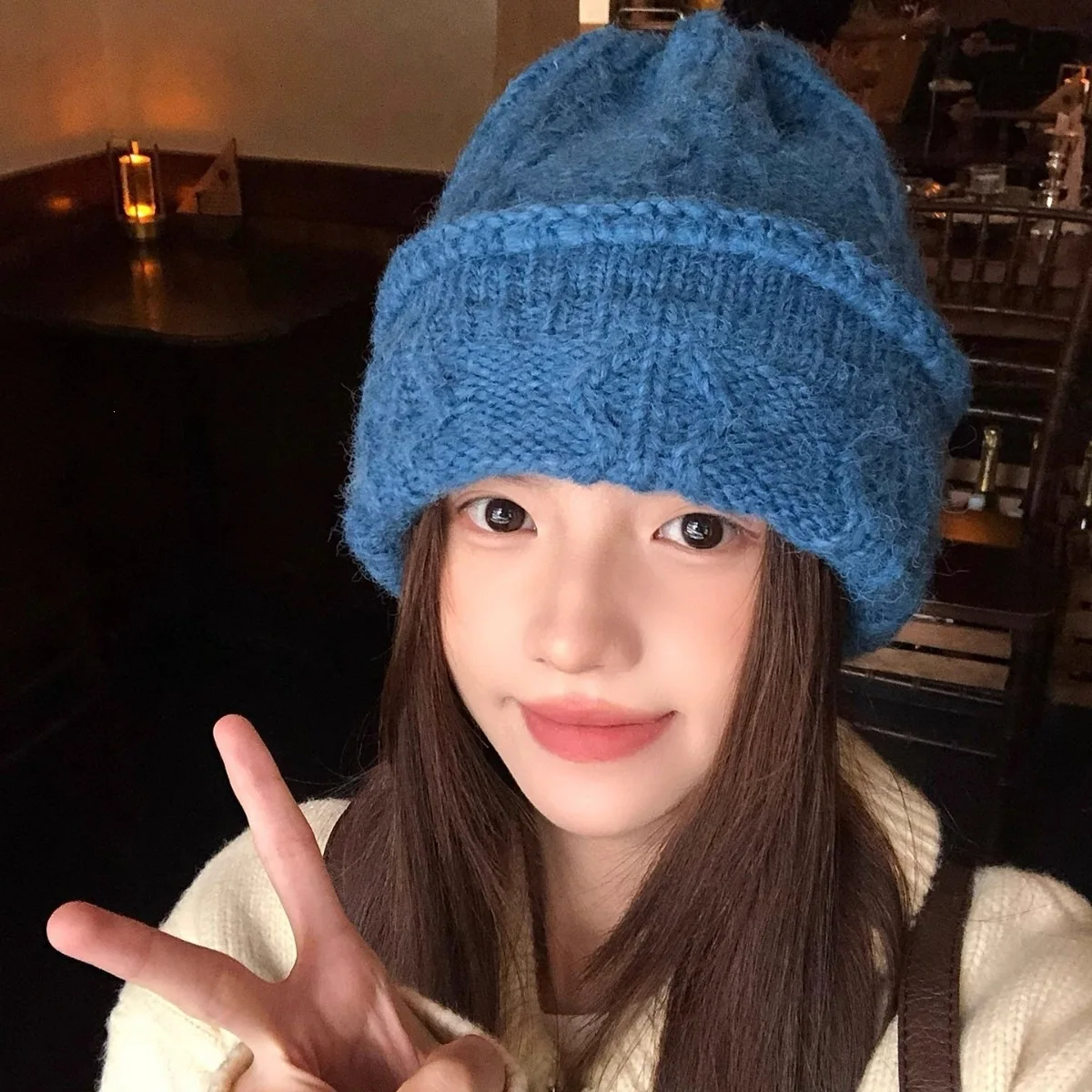 قبعة نسائية شتوية دافئة وسميكة - مراجعة Beanie Cuffed Knit وسعره