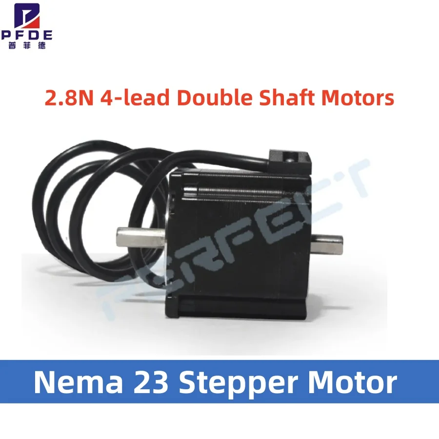 

57BYG250H Nema 23 Шаговый двигатель 2,8N 4-выводной двигатель с двойным валом 3D-принтер Гравировальный фрезерный станок с ЧПУ Электрическое оборудование