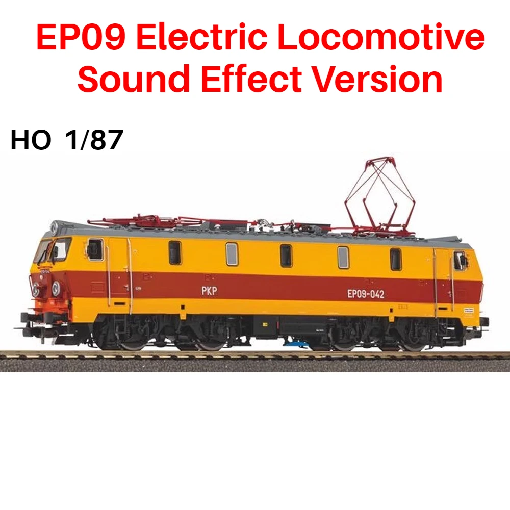 

PIKO HO 1/87 Scale Train Model EP09 Electric Locomotive 97529 Digital Sound Effect Yellow Toy Train Boy Toy Gift