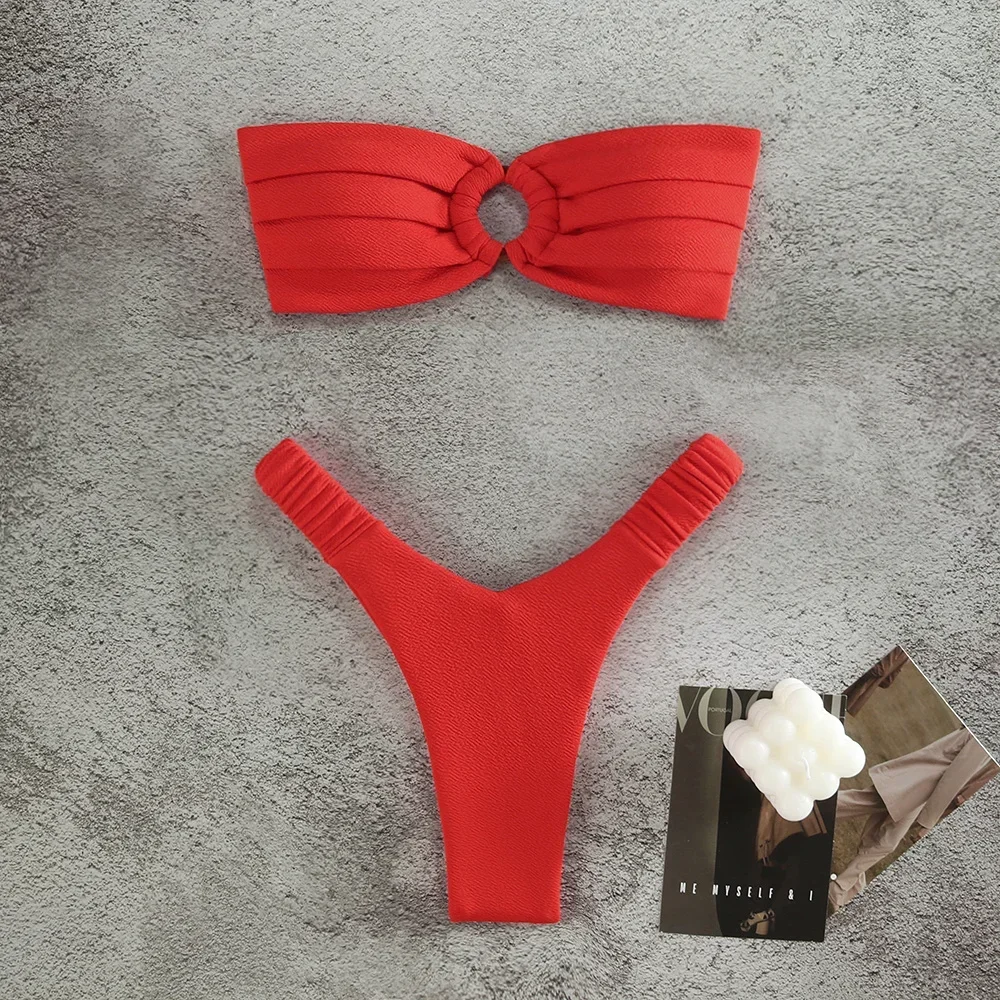 Micro Bikini Push Up Costumi da bagno donna 2024 Costumi da bagno femminili sexy Bikini brasiliano Perizoma Biquini Costumi da bagno Costumi da bagno solidi