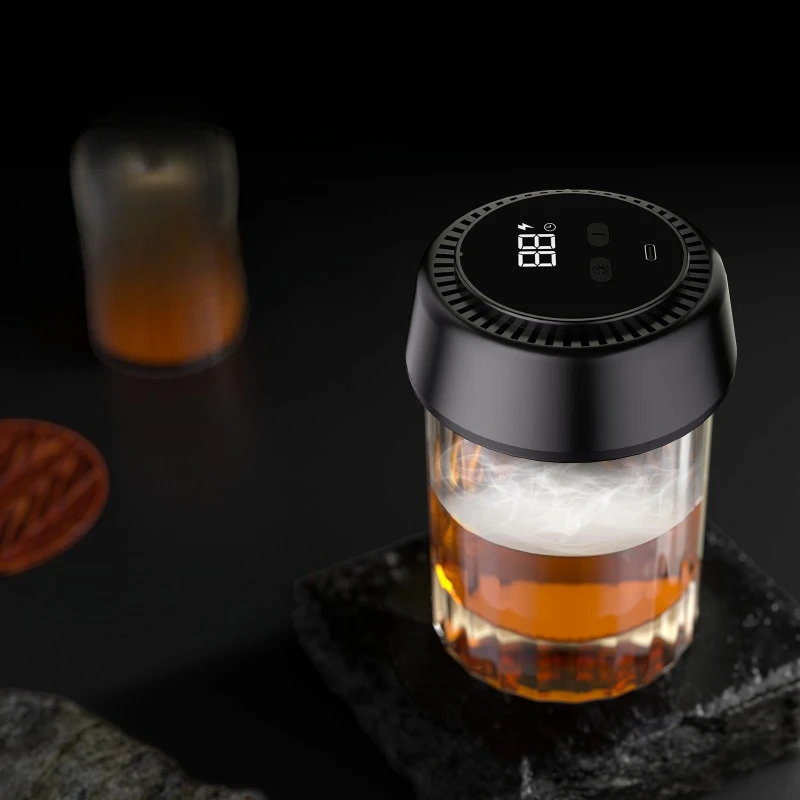 Upgraded bartending utensils Smoker Self-priming cup Smoke maker Cocktail maker Whisky maker Smoke set