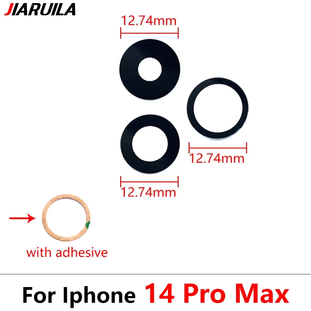 NEU Getestet für iPhone 13 Pro Max 13mini 14 16 Plus 6s Kameraglaslinse Rückkameraglaslinse mit Kleber Ersatz Reparatur