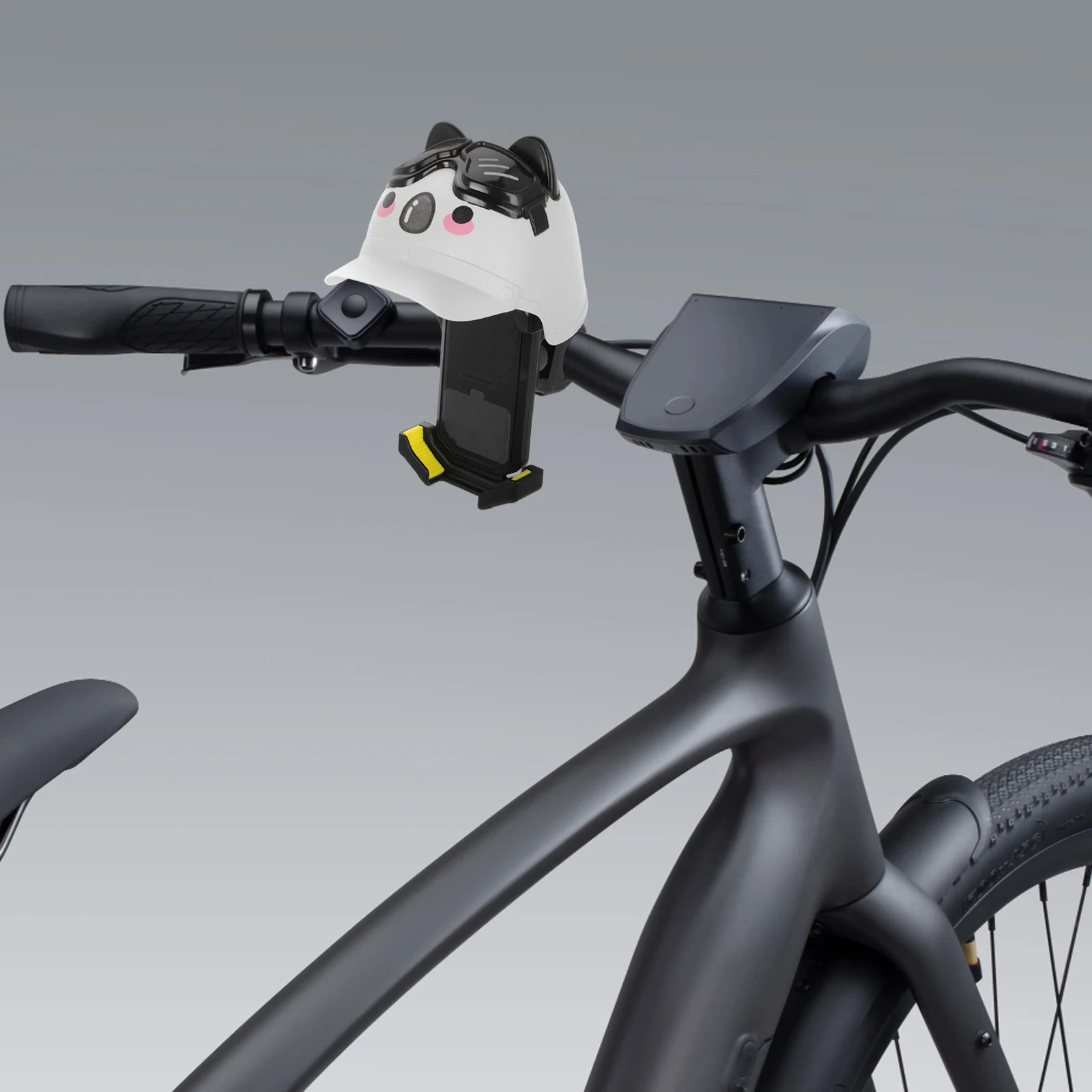 

Motorcycle Phone Mount Waterproof Sun Visor Bike Holder for Electric Bikes Cycling H Rack Smartphone St White Color