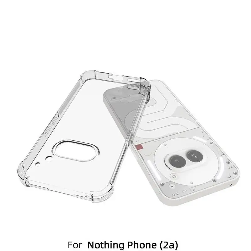 For Nothing Phone 2A A142 Case Air Cushion Shockproof Airbag Silicone Back Cover Soft Case for Nothing Phone1 Phone2 5G A142