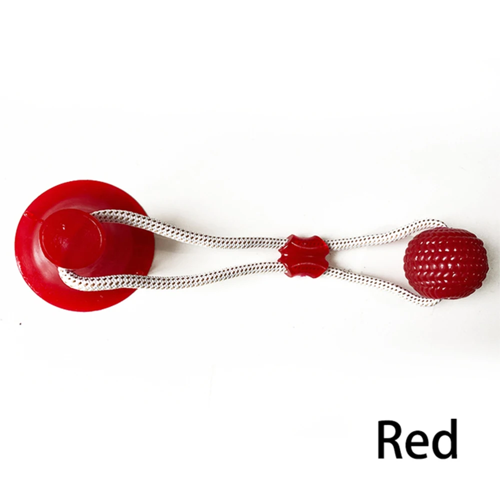 

Pet Dog Toys Silicone Suction Cup Tug Pet Toy Dogs Push Ball Toy Pet Tooth Cleaning Dog Pull Game Toothbrush Dog Accessories