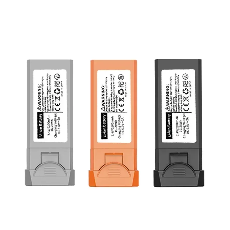 Batterie de remplacement pour Drone L900 Pro SE, 7.4V, 2200mAh, pour L900 SE Max 4K LYZRC L900, pièces de batterie de vol intelligentes