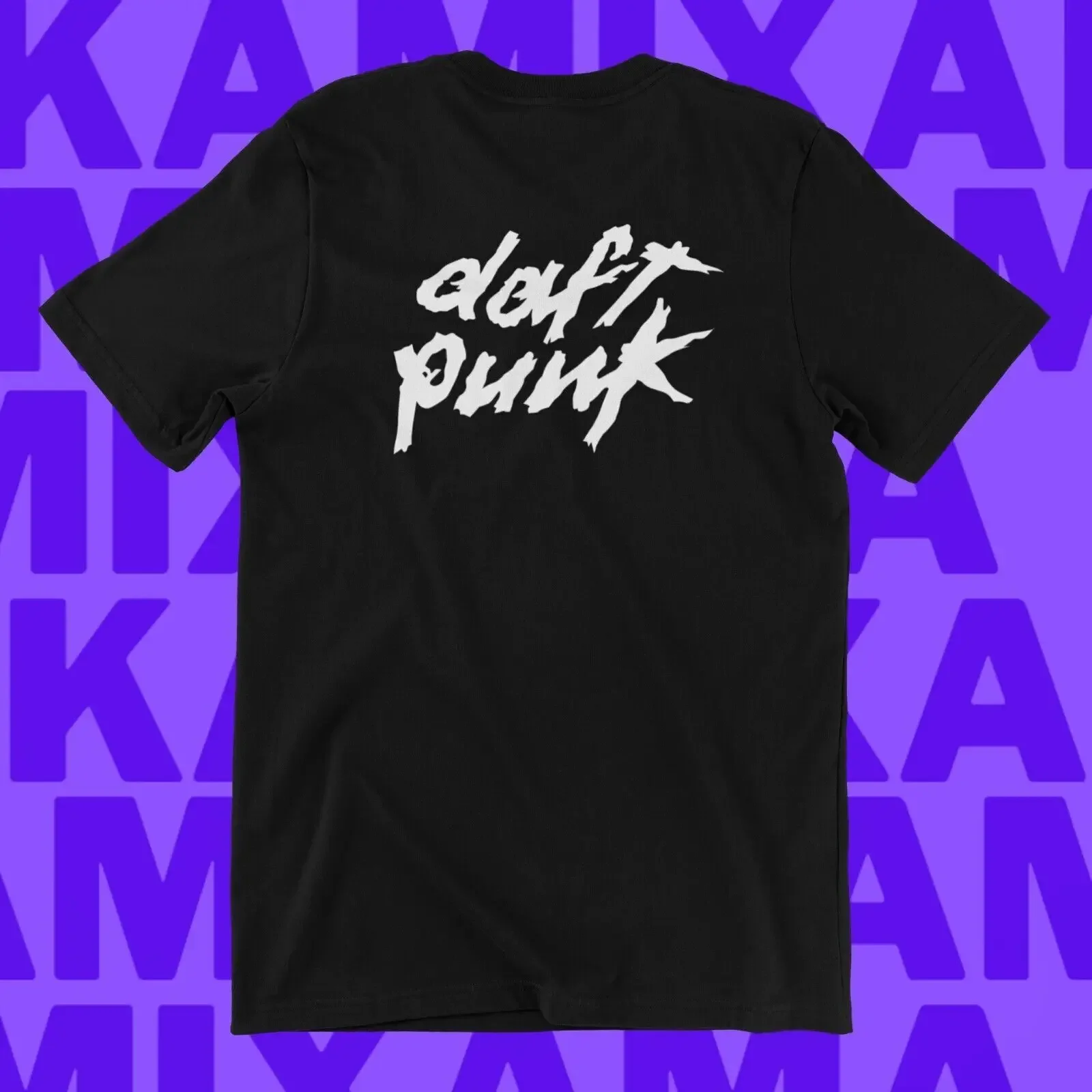 Punk Daft Electronic T Shirt Music House Cotton Vintage Black Band