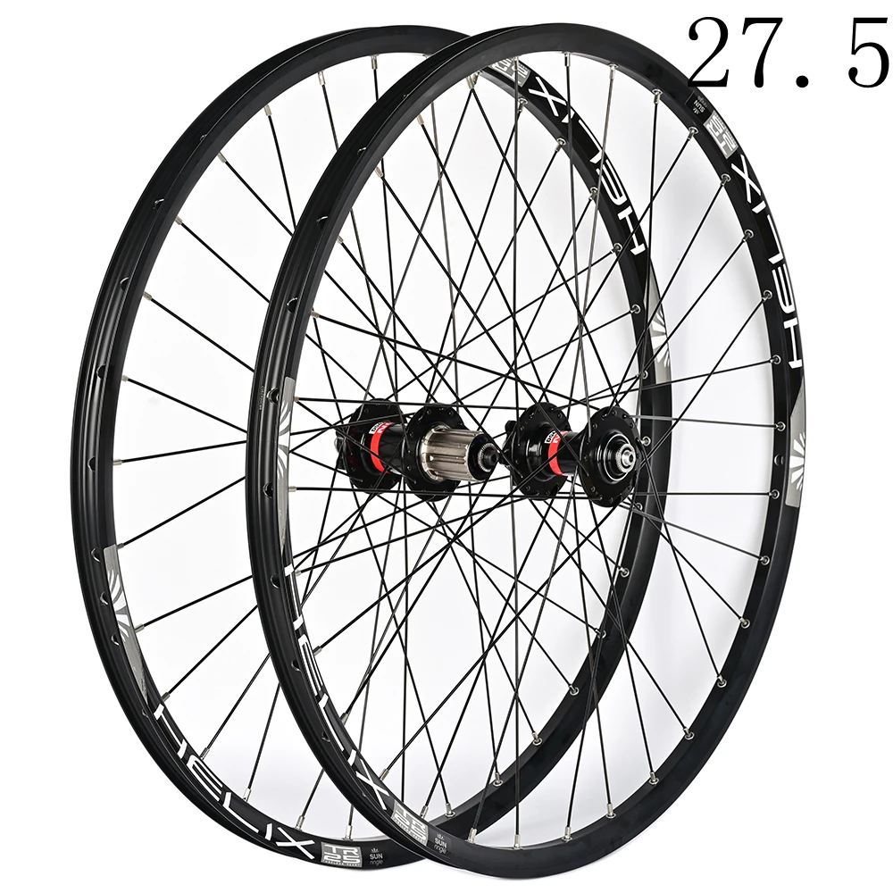 Novatec Fietswielset 26/27.5/29 Inch Met D042sb Hubs Qr Sunringle Velg 32 Gaten Mtb Fietswiel Schijfrem Binnenband