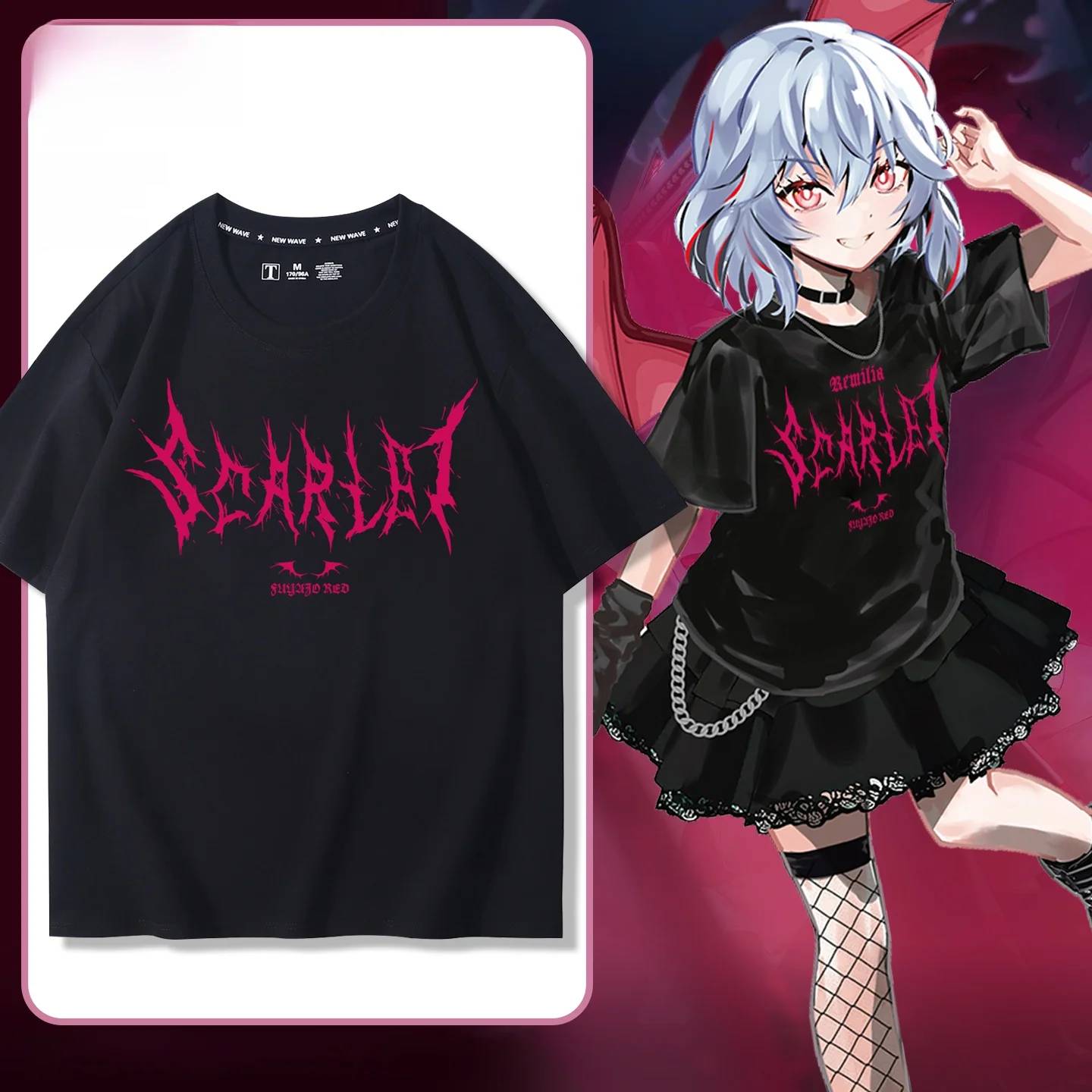 

Футболка Bla ort Sve для косплея из хлопка, повседневная одежда с круглым вырезом и принтом для мужчин и женщин Oriental Project