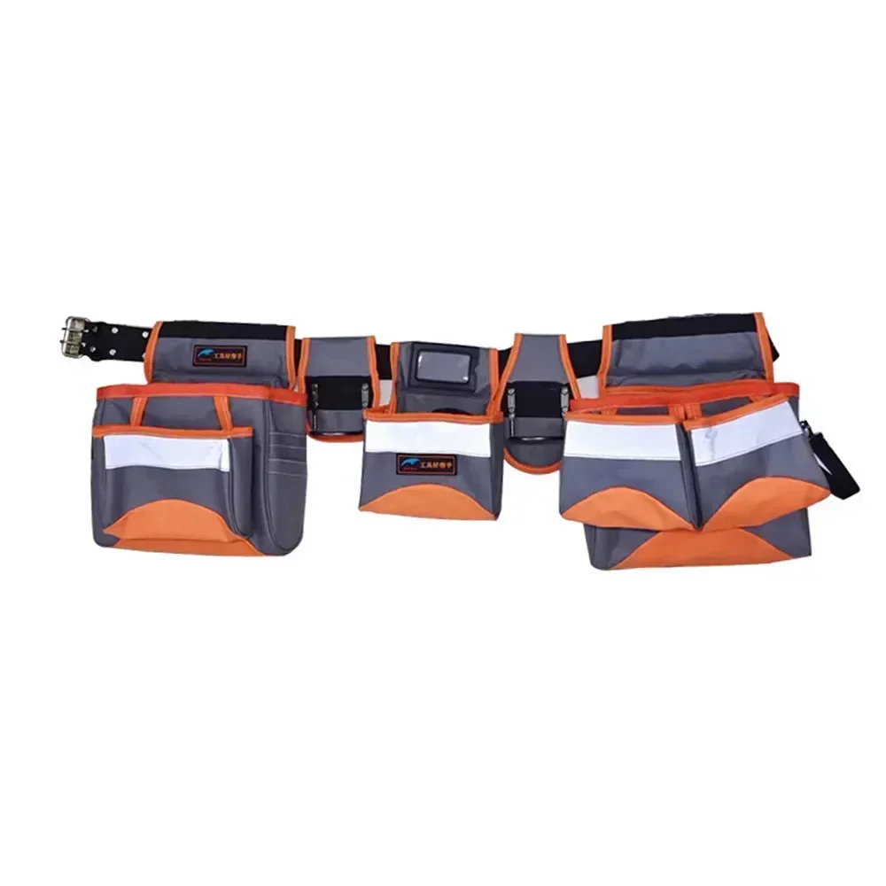 Backpack Tool Belt Portable Suspenders Bag Set Adjustable Lumbar Support Tool Belt And Yoke-style Suspenders For Electrician