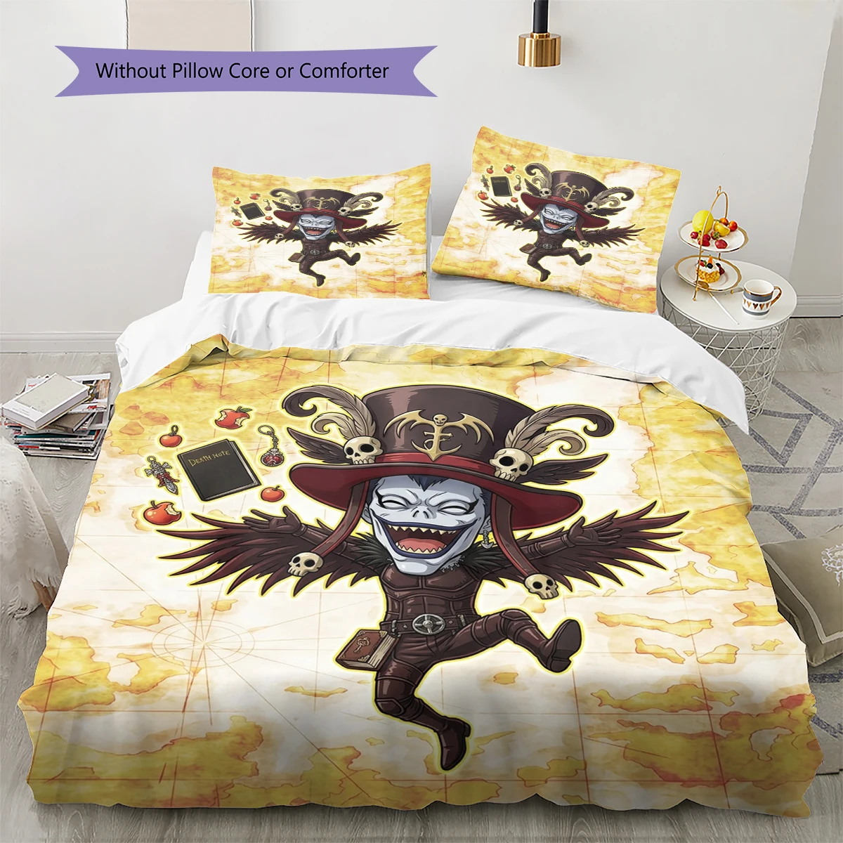 Death Note Soft Comfortable Duvet Cover, Kids Bedding Gift, Size Different Options -HE13