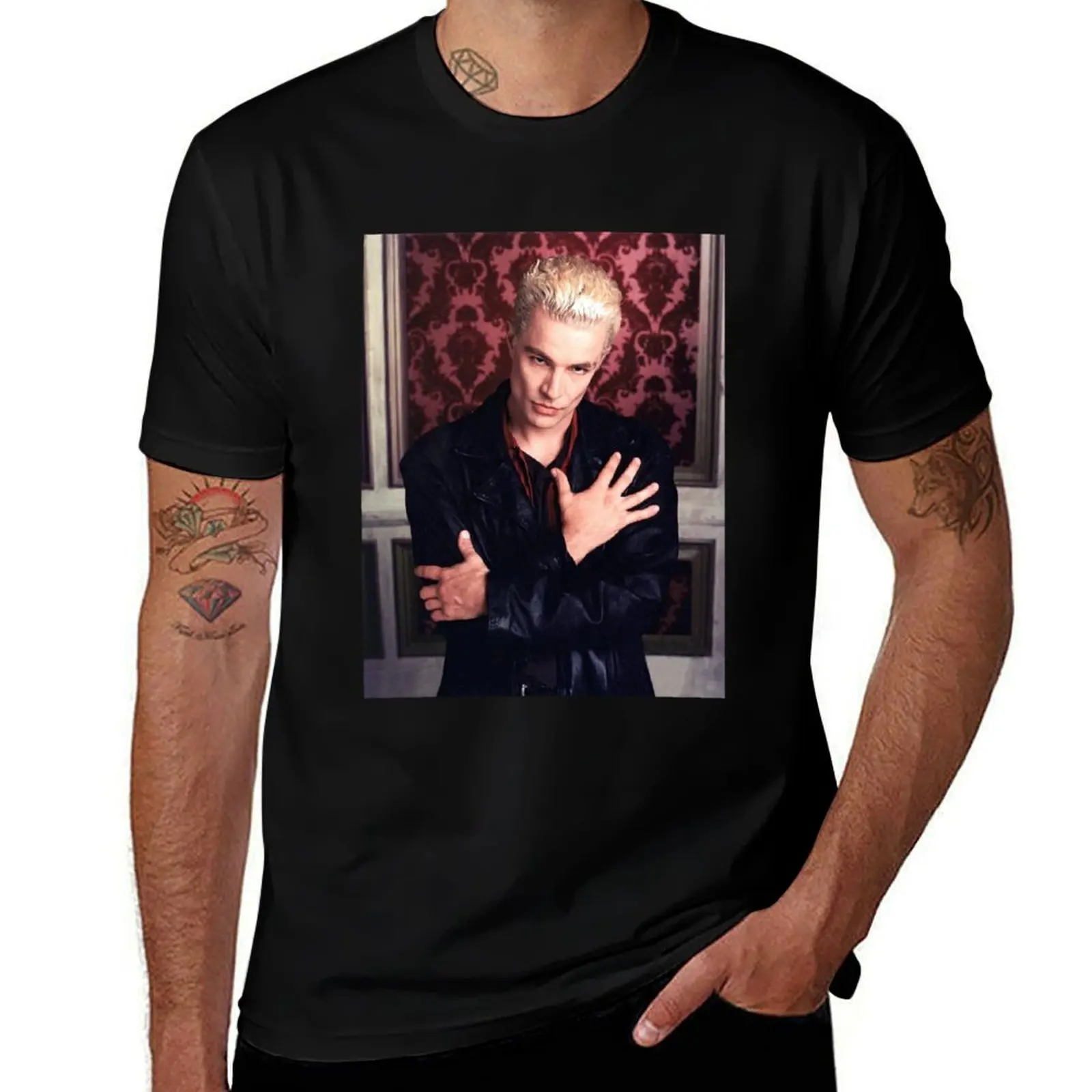 BUFFY - SPIKE T-Shirt Basic Lightweight Short Sleeve Tee