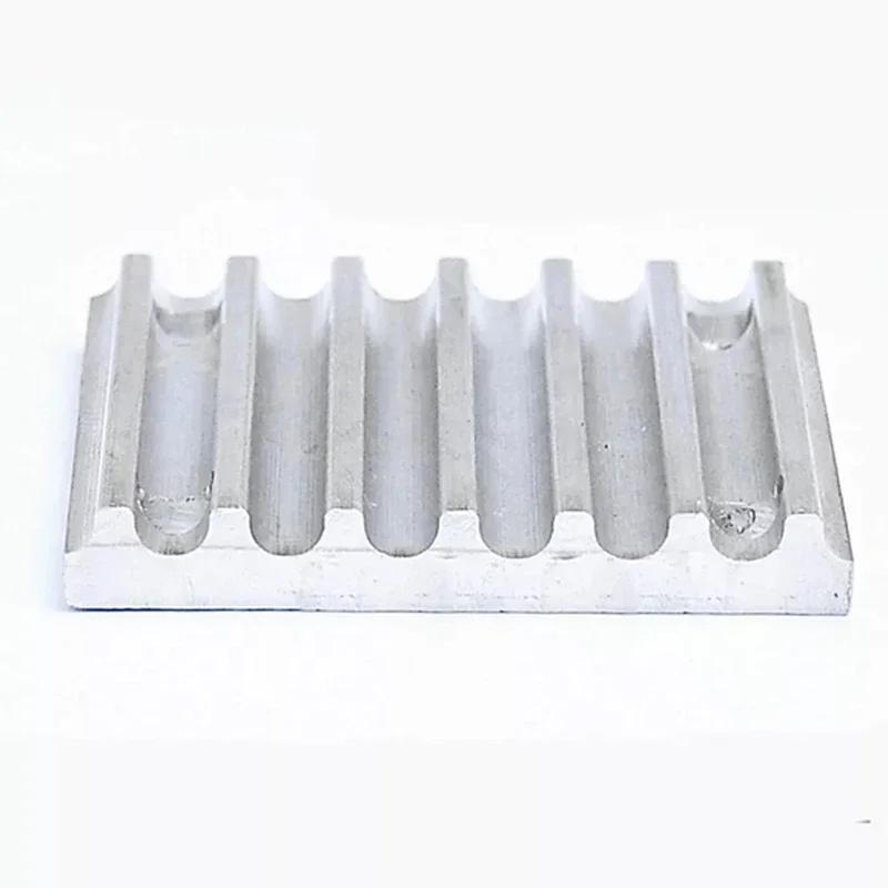 1 Buah Pelat Klem Koneksi Pelat Gigi Klem Busur Aluminium S3M S5M S8M MXL XL L H 3M 5M 8M 2GT 2M/S2M untuk Sabuk Waktu Terbuka