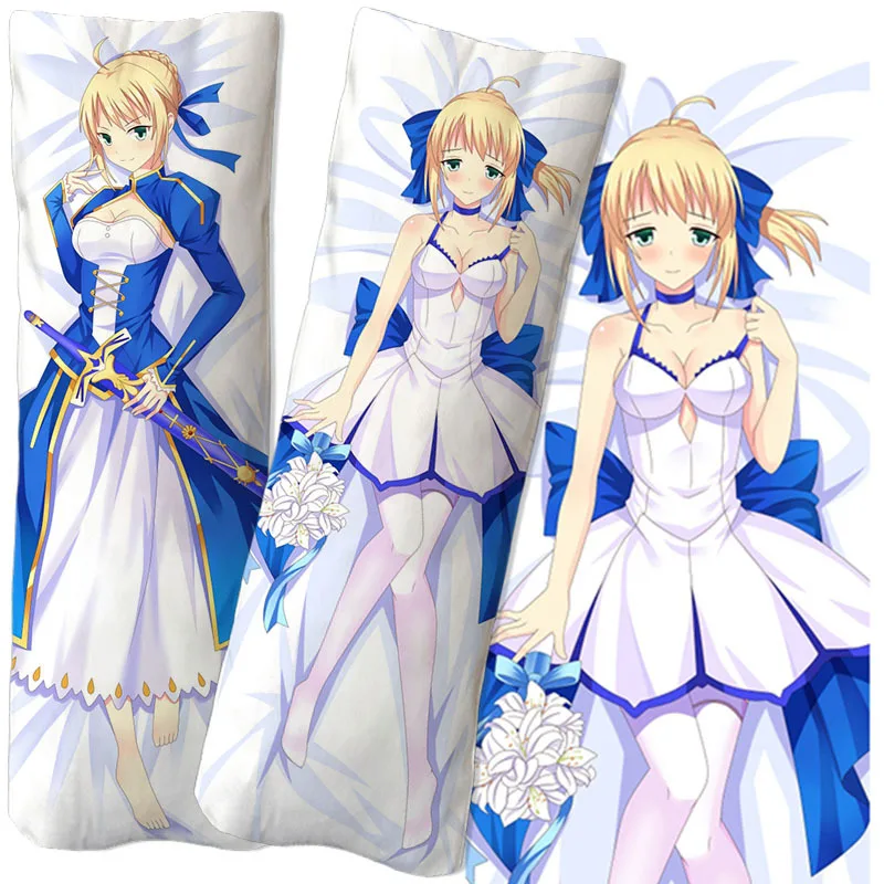 

Dakimakura Fate/Grand Order Altria Pendragon Anime Body Pillow Dakimakura Double Sided Body Pillow Cover