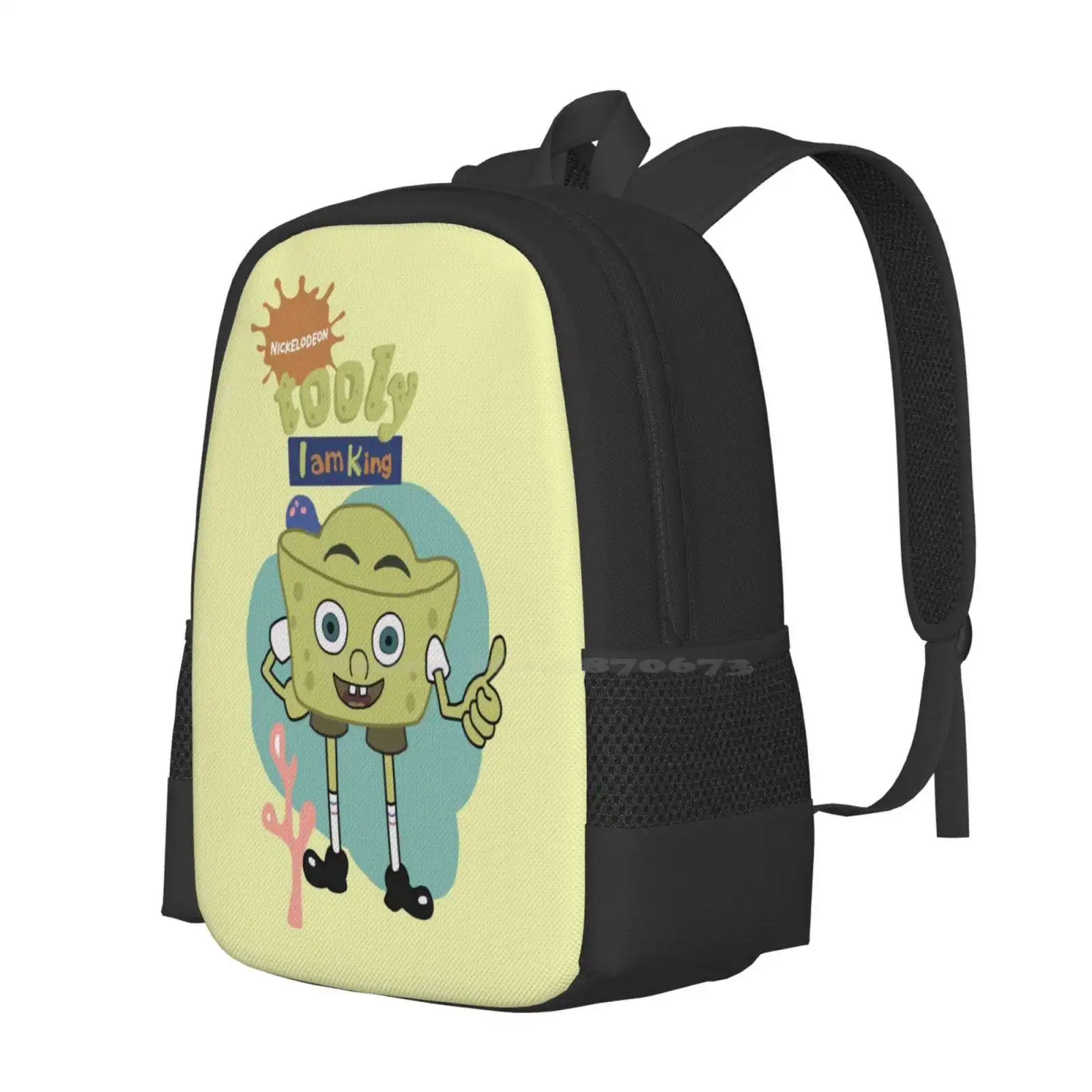 Tooly I Am King Hot Sale Backpack Fashion Bags Tooly I Am King Ocean Sea Cartoon Tv Show Kids Knockoff Bootleg Backback