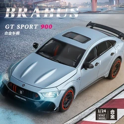 1:24 Mercedes-Benz 900 AMG GT63 Diecast Toy car Model  Pull Back Sound & Light Doors Openable Collection Gift Kids E196