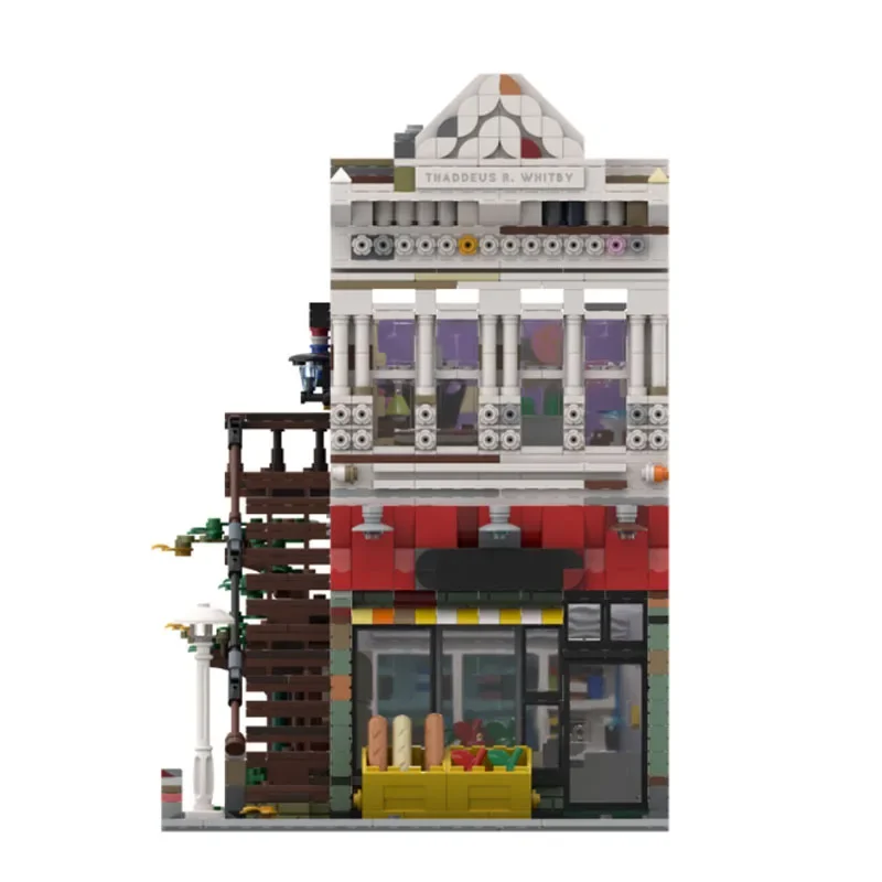 Building Block MOC-126129 Grocery Store Modular Building Model 2573PCS Adult and Children Birthday Toys Christmas Creative Gifts