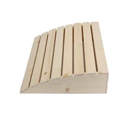 Oreiller de repos de sauna en bois, support de tête créatif, fournitures de sauna, accessoires de hammam