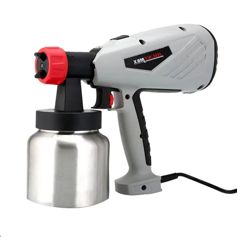 

800ML HVLP Handheld High Pressure Electric Spray Gun 800W High Power Portable Airless Paint Sprayer Latex Paint Spray Gun