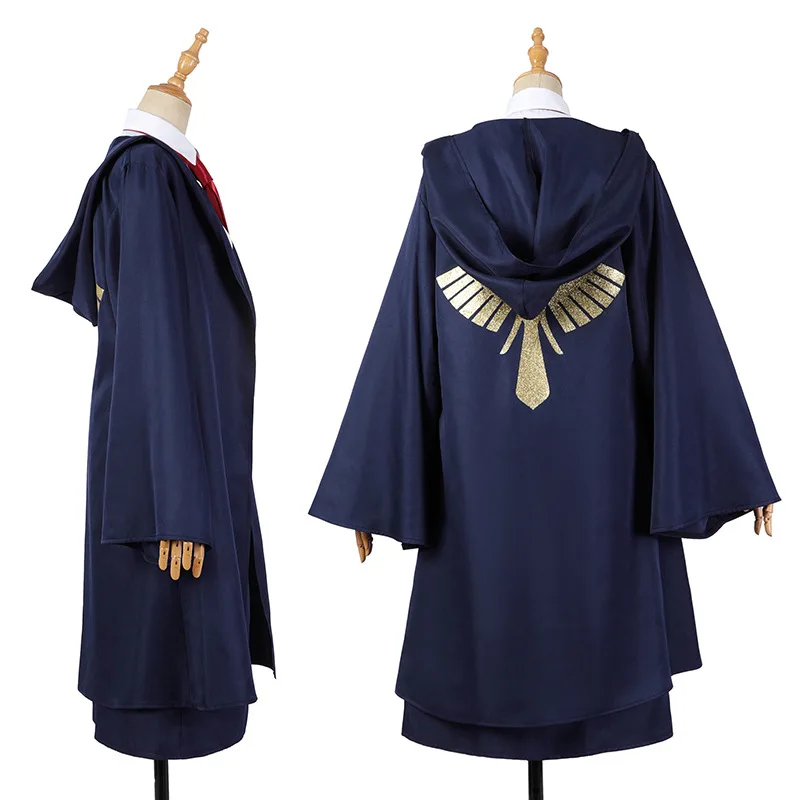 Cosplay mashle magia e músculos limão irvine cosplay traje peruca adler rob trench chapelaria uniforme escolar roupa diária feminina