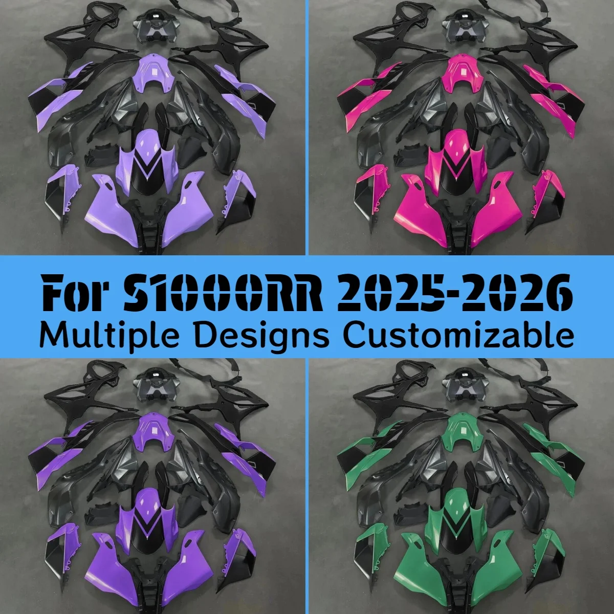 

Комплект инжекционных обтекателей для мотоцикла BMW S 1000RR 2025-2026: Настраиваемые обтекатели кузова S1000RR 25-26