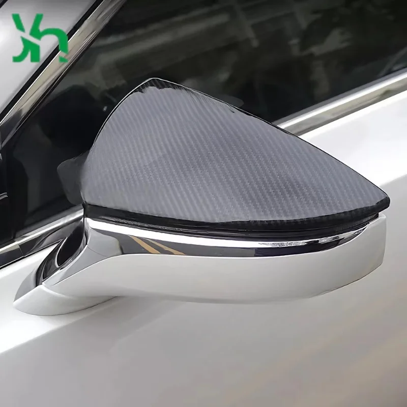 M-نوع ديلوكس ألياف الكربون غطاء مرآة جانبية لكزس ES هو LS LC UX RC صحيح الكربون الخارجي ملحق مرآة الرؤية الخلفية