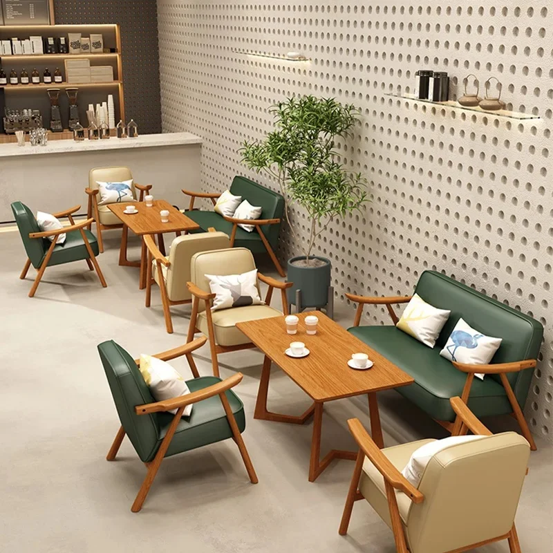 Modern Stylish Restaurant Furniture Set Wood Sofa Couch Booth Bench for Dining & Hotel Use Coffee Restaurant Seat