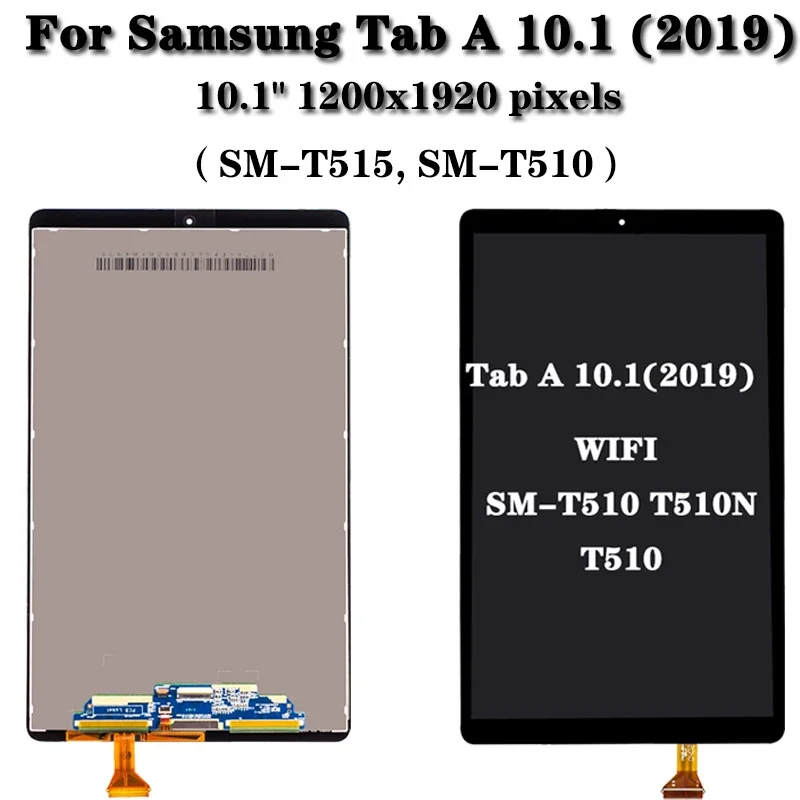 Imagem -02 - Montagem de Tela Sensível ao Toque Lcd Samsung Tab a 10.12023 T510 Sm-t510 Sm-t515 Novo