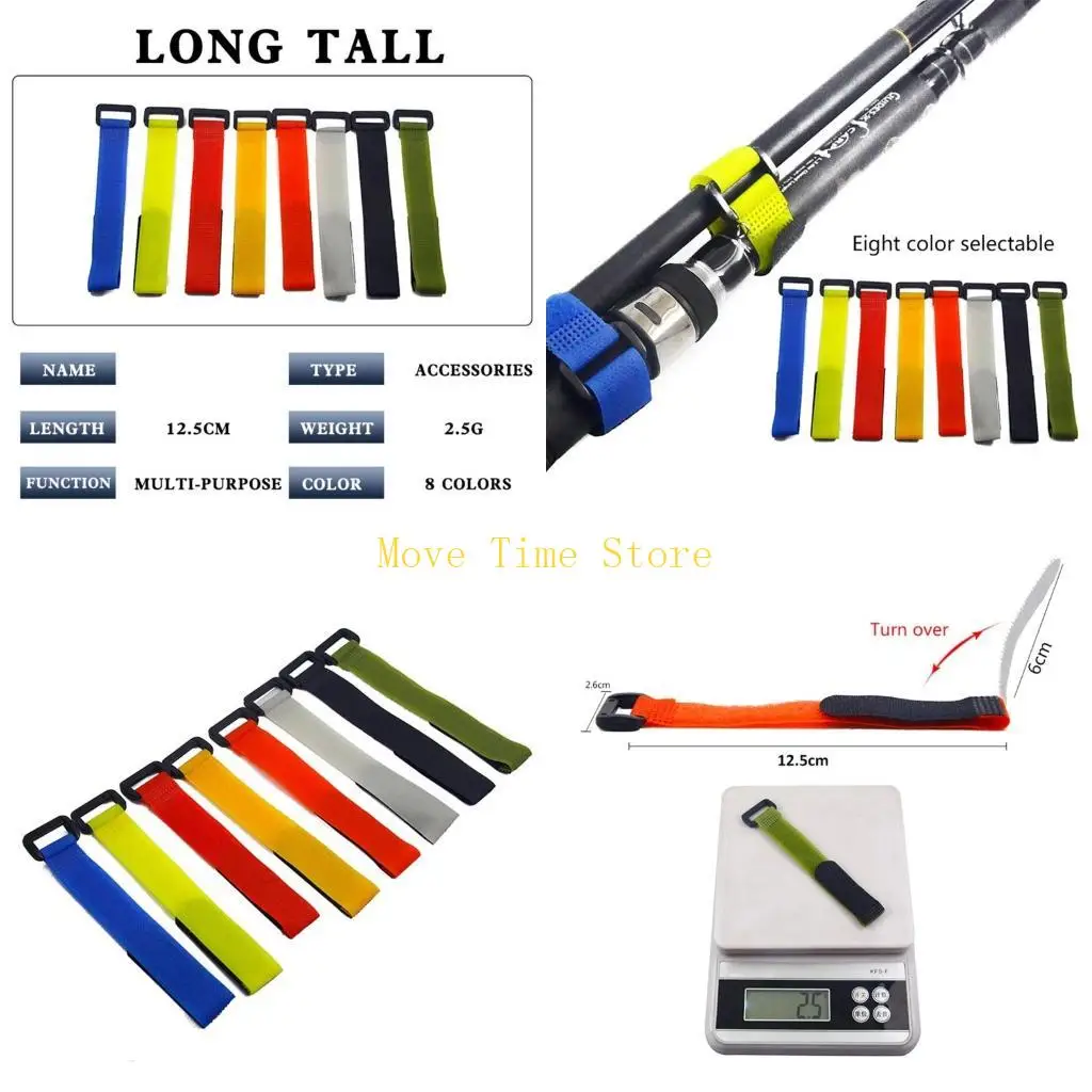 

92ME Binding Belt Outdoor Button Strap Anti-tie Adjustable Tied Strap Nylon Suspender