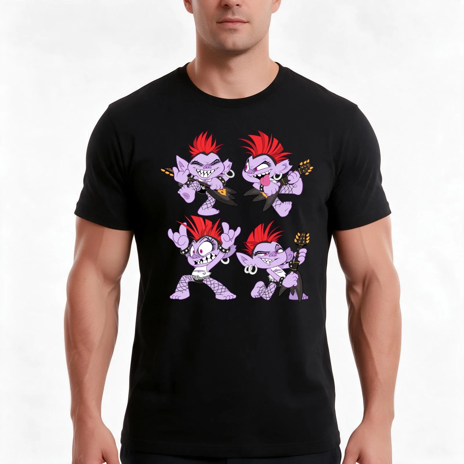 Barb! T-Shirt, Summer Casual Cotton Tee, Oversized Streetwear Tops, Vintage Graphic Print, Loose Fit Short Sleeve, 100% Cotton