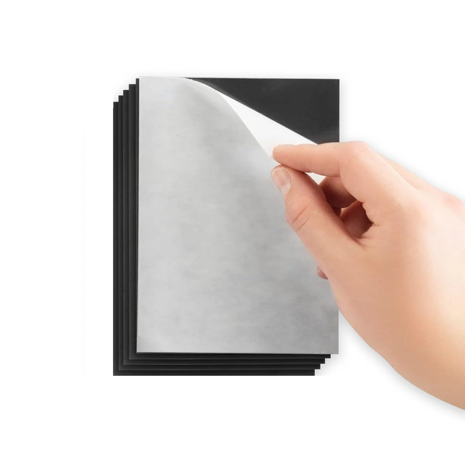 Folhas adesivas magnéticas 3R 3,5 × 5 polegadas Papel magnético autoadesivo Papel fotográfico magnético Ímã de geladeira