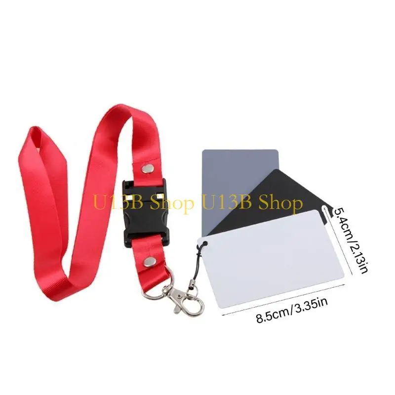 U13B Professional 18Degree Card для фотографии обеспечивает точное цветовое воспроизведение в студии или на открытом