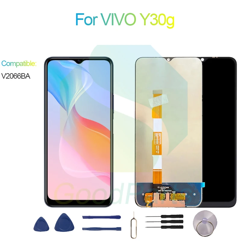 

ЖК-экран для VIVO Y30g, 6,51 дюйма, V2066BA, для VIVO Y30g, сменный сенсорный дигитайзер в сборе