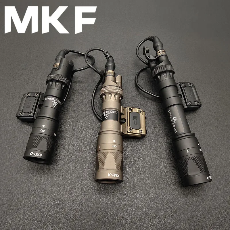 Tactical Weapon Light M300V M600V LED Scout light LED Flashlight M300 M600 Remote Pressure Switch for Hunting Picatinny Rail