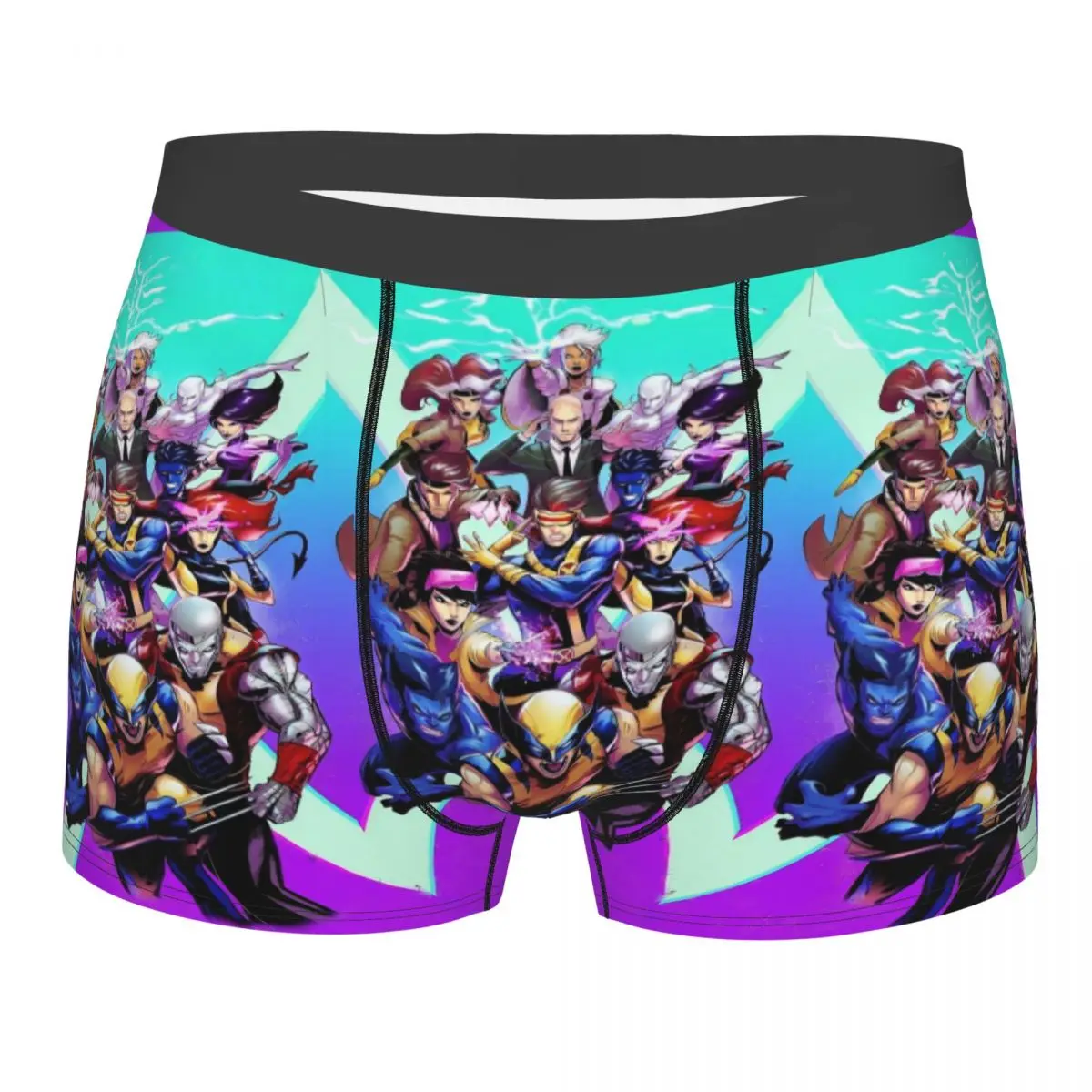

Пользовательские шорты-боксеры с обоями X-Men для Homme, нижнее белье супергероя с 3D принтом, трусы, дышащие трусы