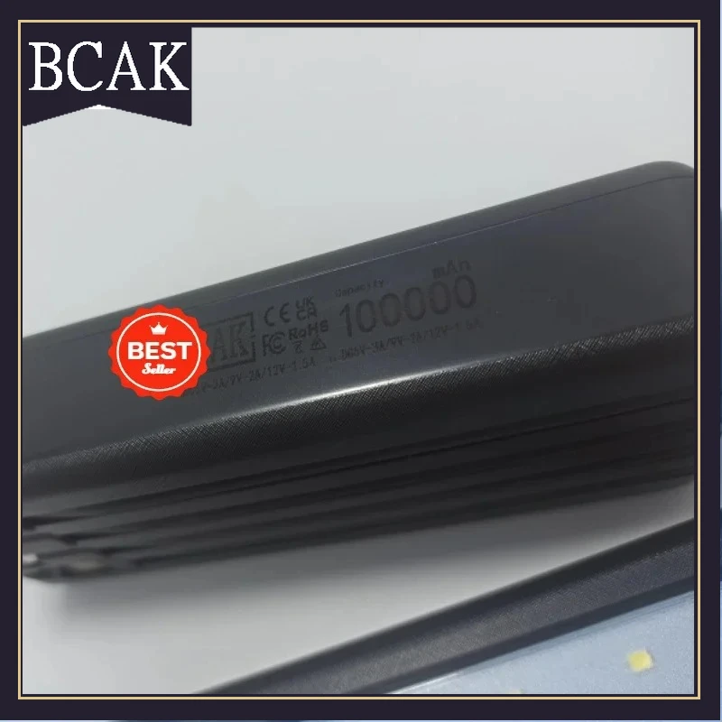 باور بانك يعمل بالطاقة الشمسية بقدرة 500000 مللي أمبير في الساعة، كابل مدمج مريح ورقيق للغاية، مصدر طاقة متنقل للتخييم في الهواء الطلق /200000 مللي أمبير في الساعة لهاتف آيفون