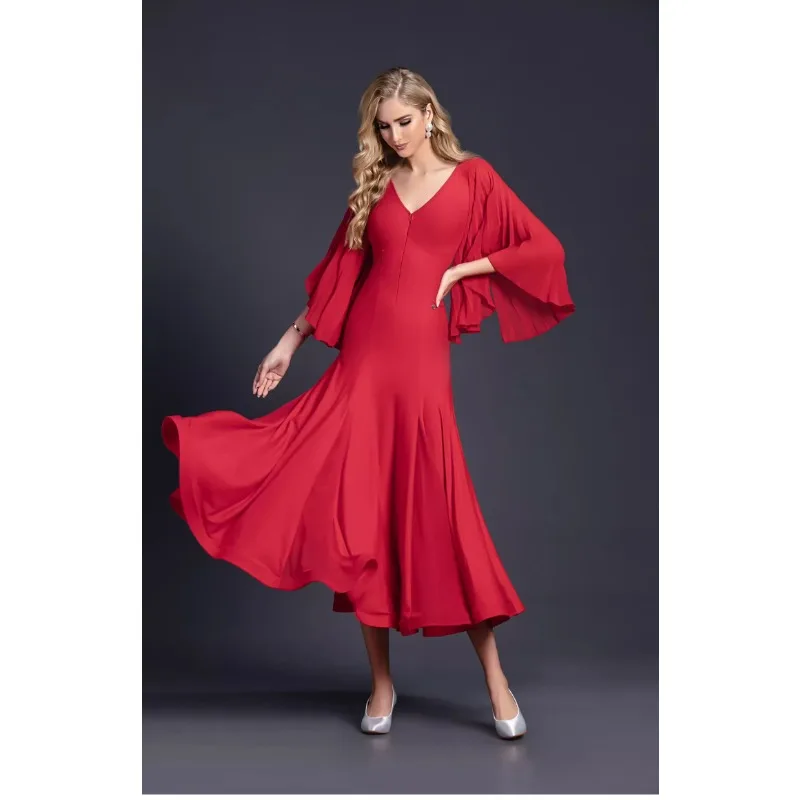 Abito da ballo moderno latino TID personalizzato Abiti da ballo standard nazionali Abito da ballo Costumi drag queen standard