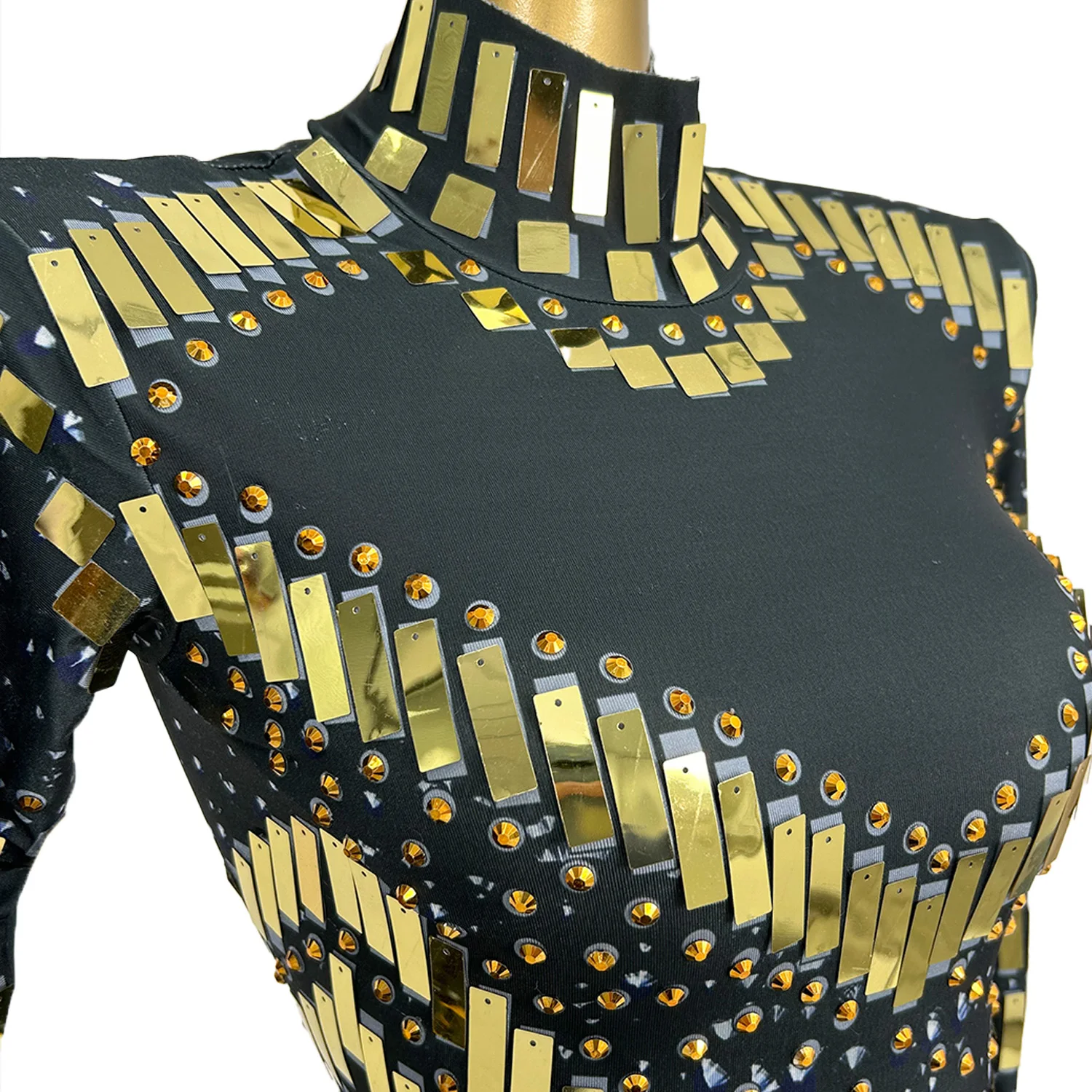 Flashing Sequins Slim Short Dress Celebrate Birthday Party Women One-piece Dress Singer Stage Wear Nightclub Prom Dress Xieshi