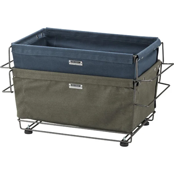 

Japanese-style storage basket Fabric large-capacity household dirty clothes Stackable Iron dirty clothes basket Storage