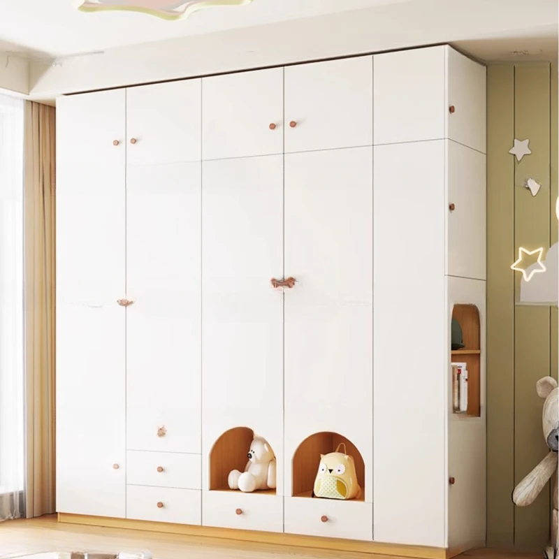 Storage Children\'s Wardrobes Bedroom Organizer Apartment Wardrobes Closet Cabinets Meuble De Rangement Modern Furniture CY50CW