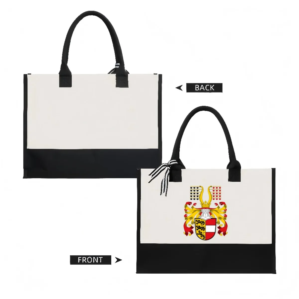 Landtag of Carinthia 2026 وصول جديد موضة عملية واسعة قابلة لإعادة الاستخدام حمل حقيبة نمط طباعة 2 لهجة الثقيلة كتف كبير