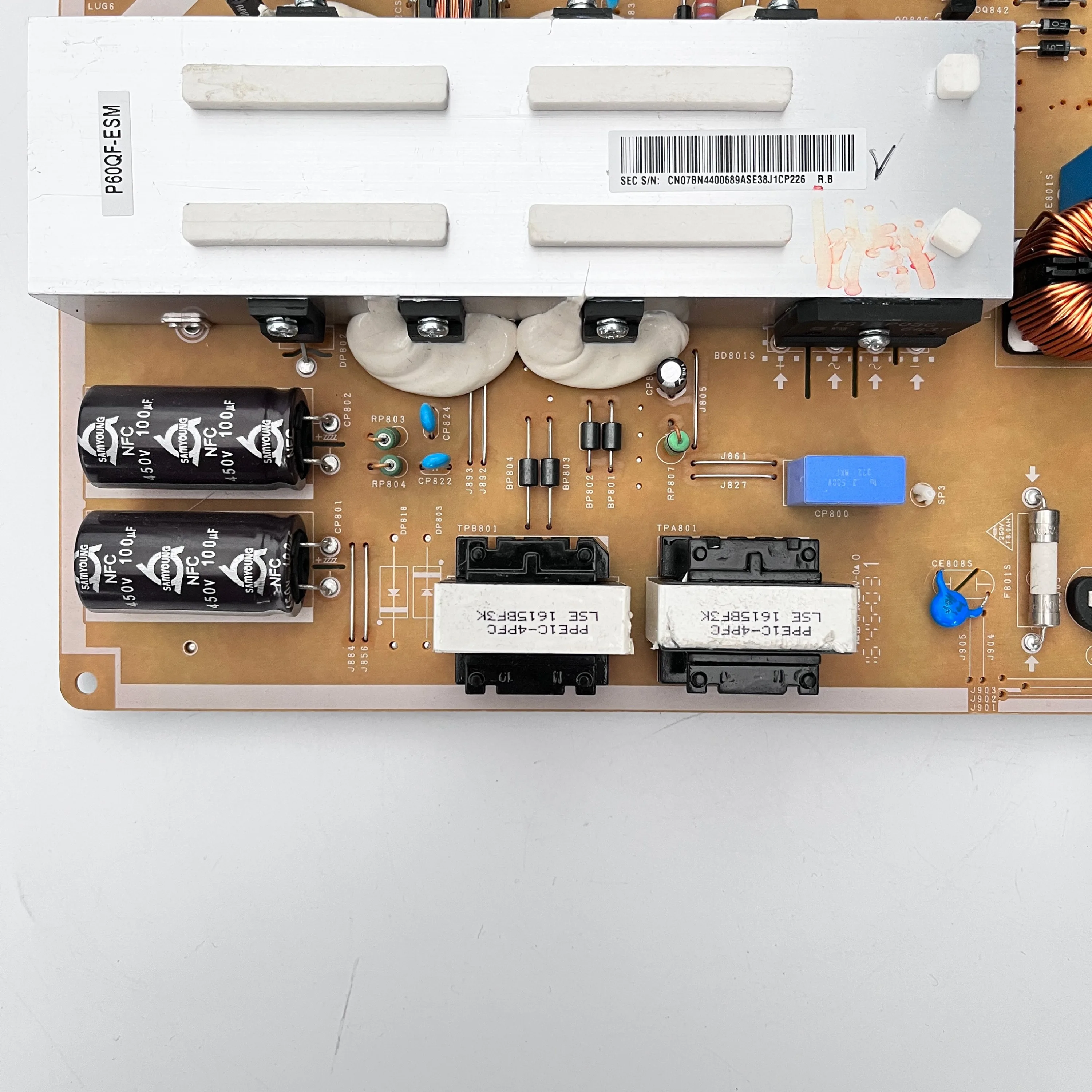 Papan catu daya TV asli P60QF _ ESM BN44-00689A bekerja normal dan cocok untuk LCD TV Parts bagian TV