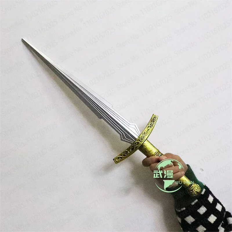 47cm 1pcs High Quality Loki Dagger Pu Halloween Cos Props Toy Simulation Short Sword Plastic Soft Rubber Small Knife Model Gifts