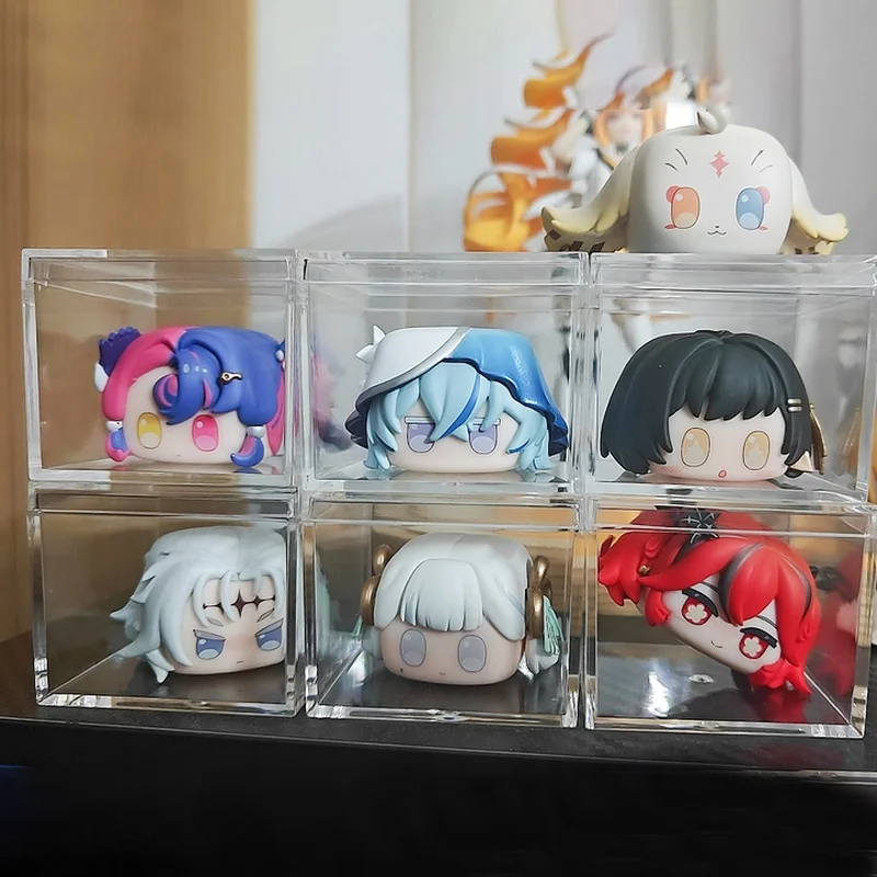 

Wuthering Waves слепая коробка штабелируемая игровая игрушка ПВХ 4 см Senluo Wanxiang Q-Version фигурка Коллекционный дисплей Аутентичная на складе