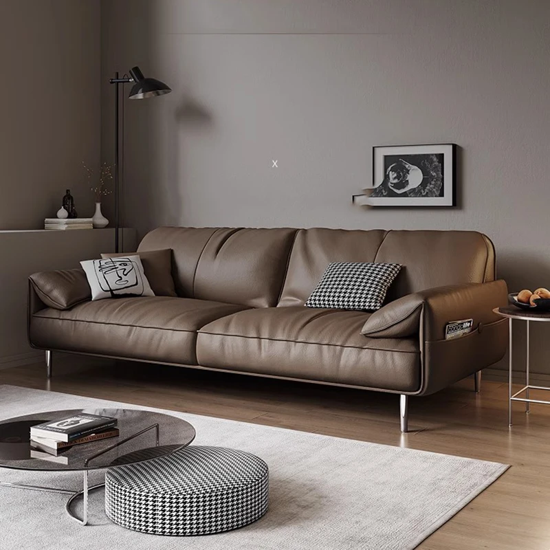 Sofa Air 3 orang dapat dilepas, Sofa Modular abu-abu Sofa Negro Solo 2 tempat duduk pintar sekali pakai kursi lantai Italiano