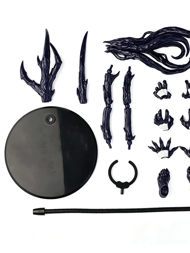 W magazynie: Zabawki Mess Toys, Lethal Neighbor, zestaw akcesoriów filmowych Messtoys, czarny kombinezon, figurka akcji anime Symbiotic, modele, prezenty, zabawki. — 2