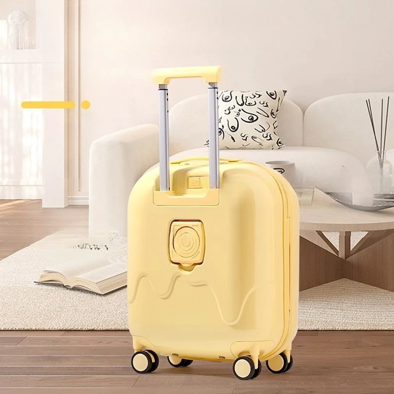 

Lightweight Hardshell Spinner Cabin Luggage 20 Inch Kids Suitcase 24 Inch Expandable TSA Lock Custom Pattern Travel Trolley