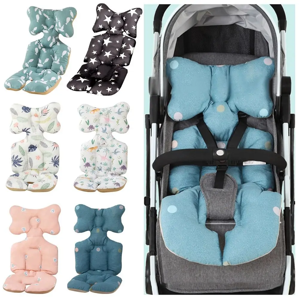 

All Cotton Thickened Sleeping Mattress Baby Pushchair Seat Liner Warm Mat Stroller Cotton Pad Autumn/Winter Mat