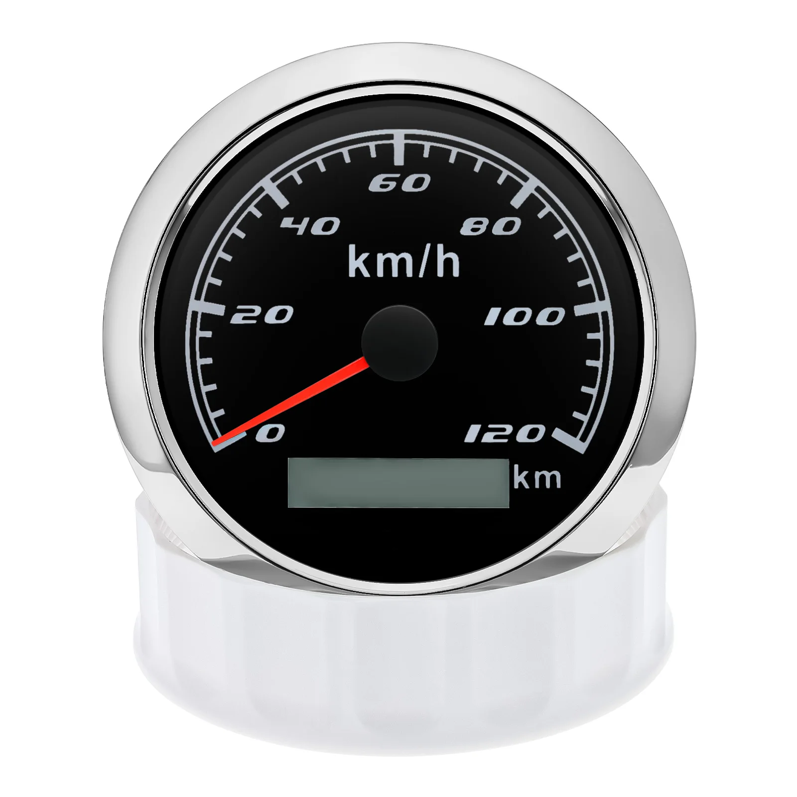 7 Color Light 60/120KMH 85MM GPS Speedometer Gauge Motorcycle Boat Car Truck Speed Gauge Meter with GPS Antenna Waterproof 9-32V