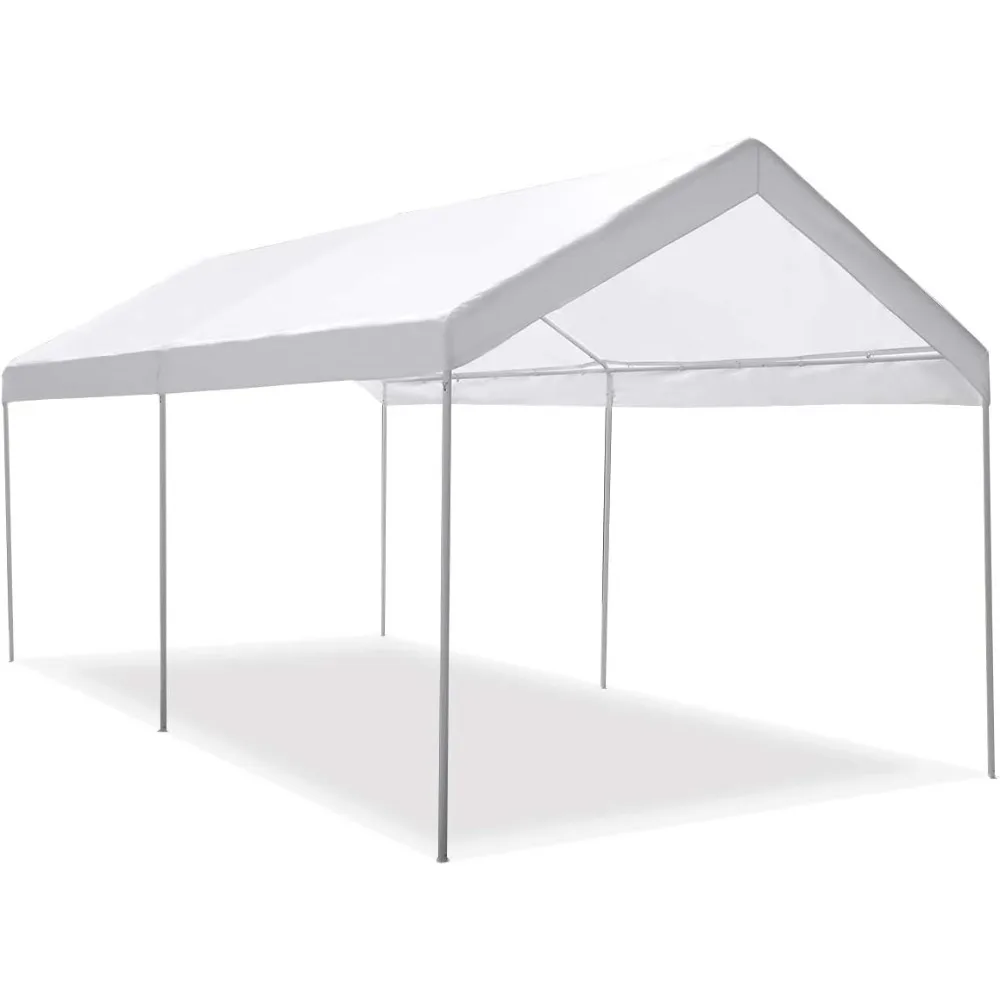 

10 X 20 Ft Heavy Duty Portable Car Awning, Multipurpose Waterproof Carport, Outdoor Party Awning